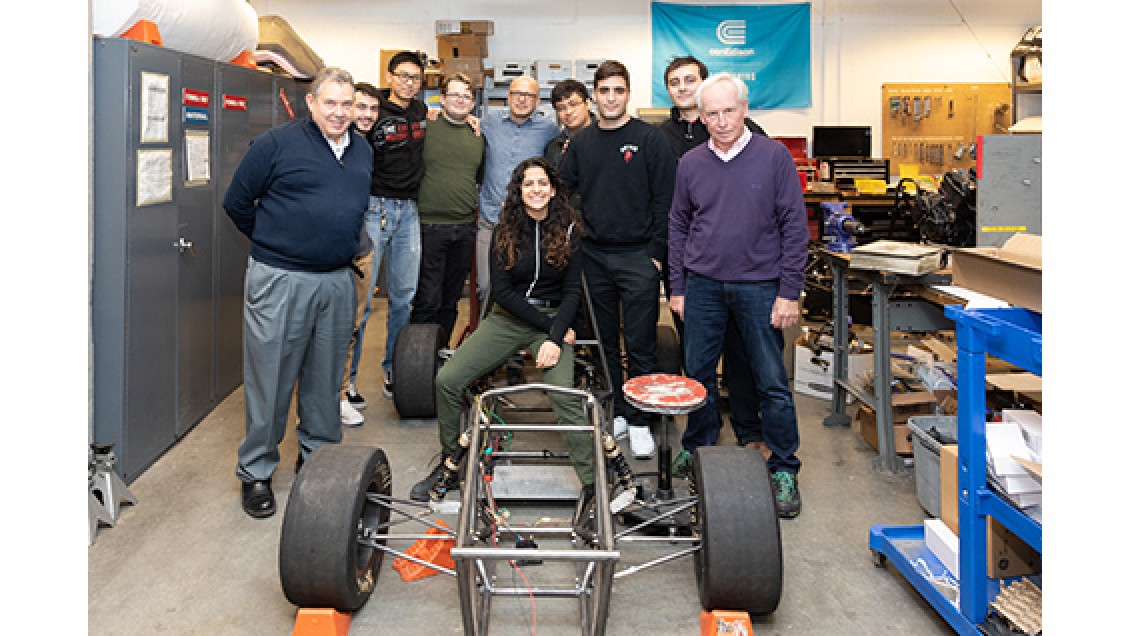 Race Car Driver Simon Kirkby Gives Tips to Formula SAE Team The